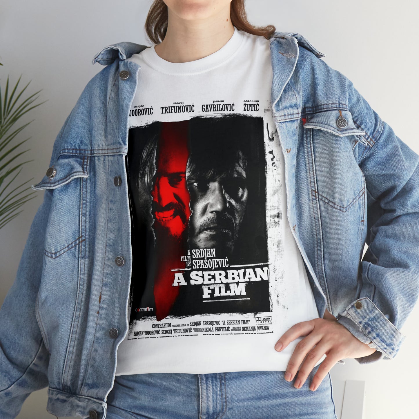 A Serbian Film double sided officially licensed Unisex Heavy Cotton Tee