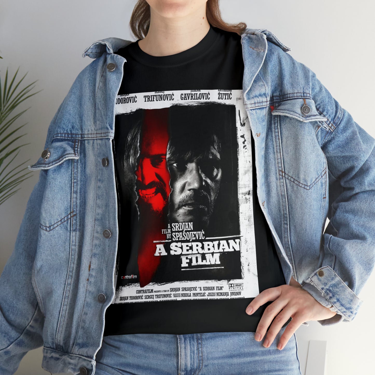 A Serbian Film double sided officially licensed Unisex Heavy Cotton Tee