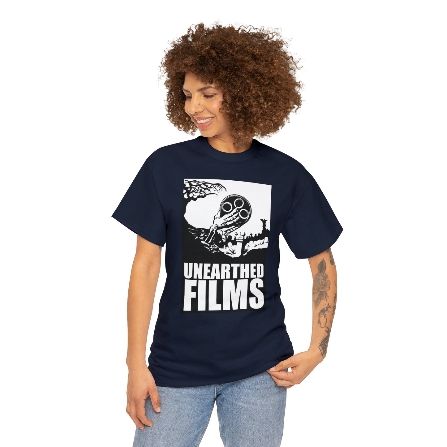 Unearthed Films Logo Unisex Heavy Cotton Tee