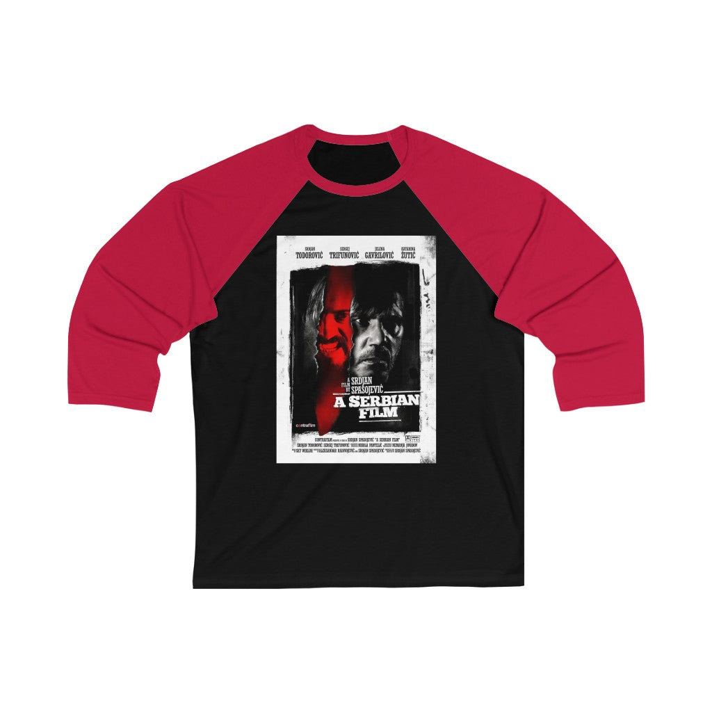 A Serbian Film  Unisex 3/4 Sleeve Baseball Tee
