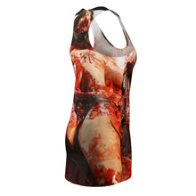 Load image into Gallery viewer, Bouquet of Guts and Gore Women's Cut &amp; Sew Racerback Dress