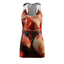 Load image into Gallery viewer, Bouquet of Guts and Gore Women's Cut &amp; Sew Racerback Dress