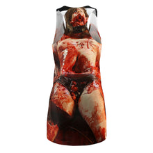 Load image into Gallery viewer, Bouquet of Guts and Gore Women's Cut &amp; Sew Racerback Dress
