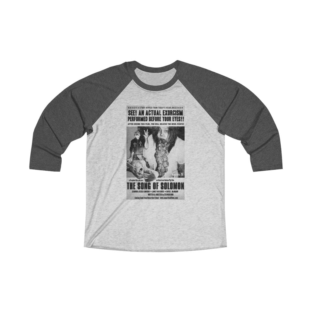 The Song of Solomon Vintage Ad Unisex Tri-Blend 3/4 Raglan Tee