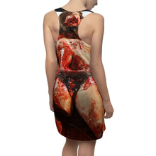 Load image into Gallery viewer, Bouquet of Guts and Gore Women's Cut &amp; Sew Racerback Dress