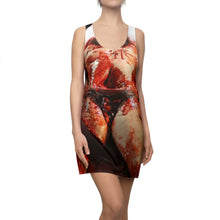 Load image into Gallery viewer, Bouquet of Guts and Gore Women's Cut &amp; Sew Racerback Dress