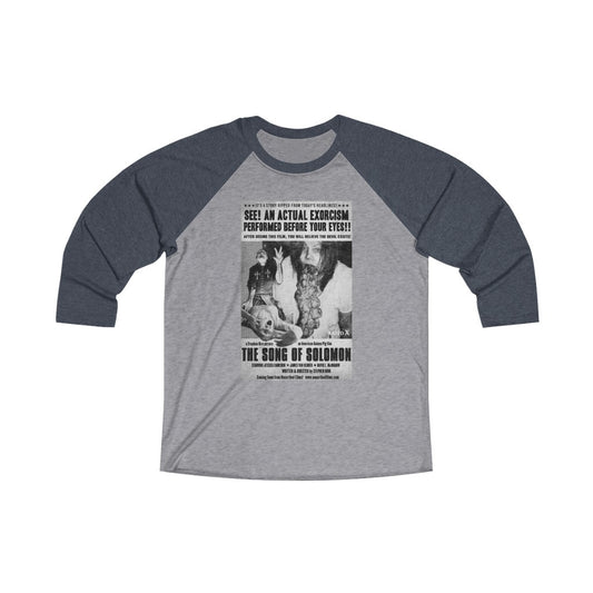 The Song of Solomon Vintage Ad Unisex Tri-Blend 3/4 Raglan Tee
